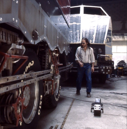 Jacques Gastineau - truck of johnny Hallyday on the movie Terminus 1987
